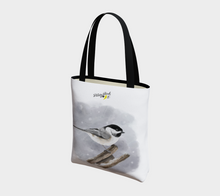 Load image into Gallery viewer, Shop Pretty Bird Hummingbird+Chickadee Tote Bag
