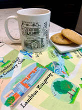 Charger l'image dans la galerie, Artist made kitchen towel of Kingsway Toronto Etobicoke neighbourhood