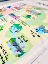 Charger l'image dans la galerie, Artist made kitchen towel of Kingsway Toronto Etobicoke neighbourhood