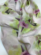 Charger l'image dans la galerie, Hummingbird Print fashion scarf artist made in Canada