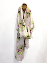 Charger l'image dans la galerie, Hummingbird Print fashion scarf artist made in Canada