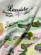 Charger l'image dans la galerie, Artist made kitchen towel of Leaside Bennington Heights Toronto neighbourhood