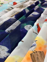 Charger l'image dans la galerie, Owl Print fashion scarf artist made in Canada