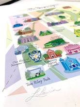 Charger l'image dans la galerie, Kingsway Toronto Etobicoke artist made map Canadian artist