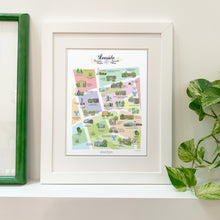 Charger l'image dans la galerie, Artist made map of Leaside Bennington Heights Toronto neighbourhood