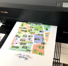 Charger l'image dans la galerie, Artist made map of Leaside Toronto neighbourhood