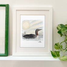 Charger l'image dans la galerie, Canadian Loon art print made by Toronto Ontario artist