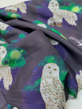 Charger l'image dans la galerie, Owl Print fashion scarf artist made in Canada