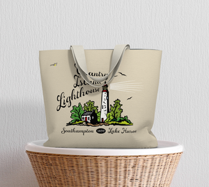 🇨🇦 Chantry Island Lighthouse Tote Bag
