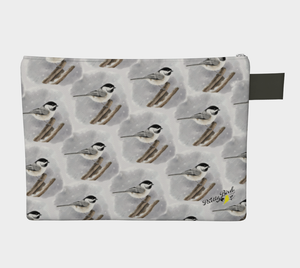 🇨🇦 Chickadee Zipper Carry-all - Multiple sizes