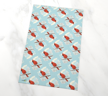 Charger l'image dans la galerie, Bird Kitchen Towel Cardinal Chickadee Hummingbird Artist Made