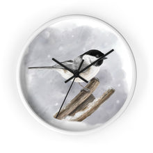 Load image into Gallery viewer, Black-Capped Chickadee Wall Clock
