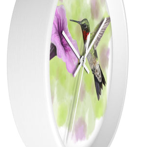 Hummingbird Wall Clock