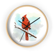 Load image into Gallery viewer, Northern Cardinal Wall clock
