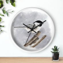 Charger l&#39;image dans la galerie, Black-Capped Chickadee Wall Clock
