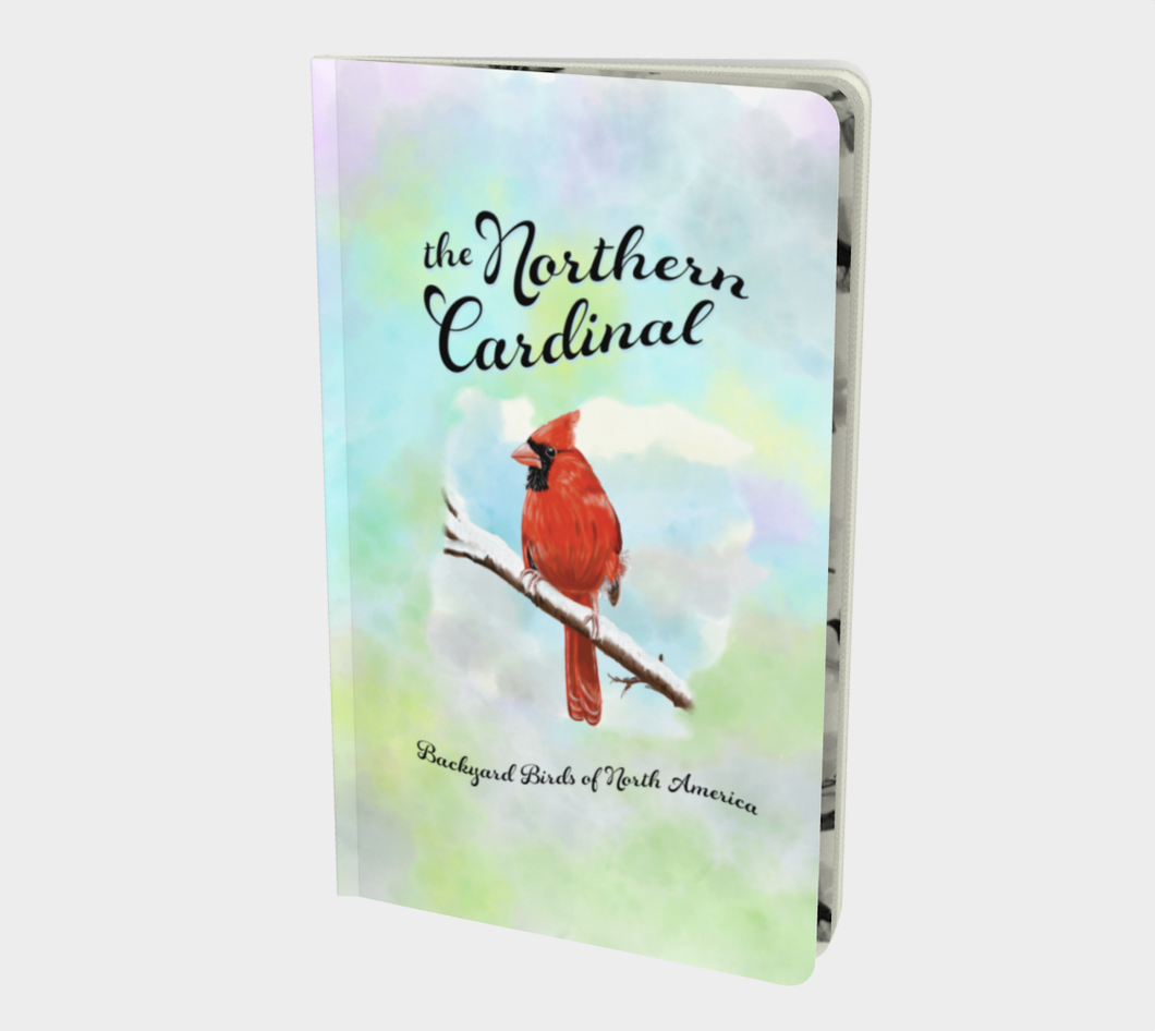 Bird Note Book - Northern Cardinal Print Note Book