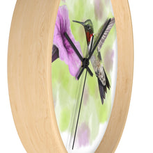 Charger l&#39;image dans la galerie, Hummingbird Wall Clock
