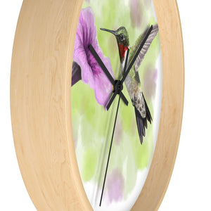 Hummingbird Wall Clock