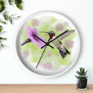Hummingbird Wall Clock