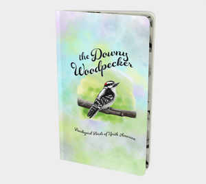 Bird Note Book - Downy Woodpecker Print Note Book