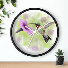 Load image into Gallery viewer, Hummingbird Wall Clock
