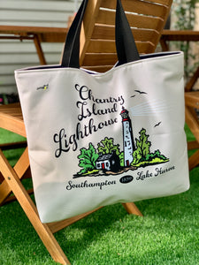 🇨🇦 Chantry Island Lighthouse Tote Bag