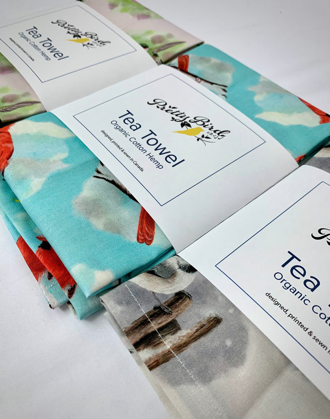 🇨🇦 Favourite Bird Tea Towels - Organic Cotton