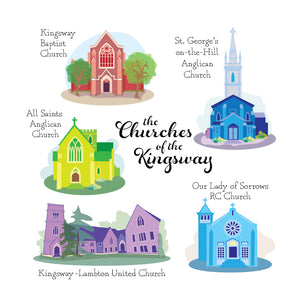 🇨🇦 Churches of the Kingsway Cards - 6 per pack with envelopes