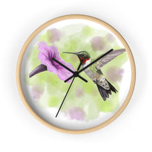 Charger l&#39;image dans la galerie, Hummingbird Wall Clock

