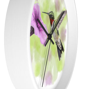 Hummingbird Wall Clock