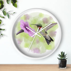 Hummingbird Wall Clock