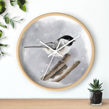 Load image into Gallery viewer, Black-Capped Chickadee Wall Clock
