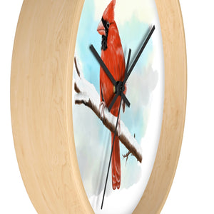 Northern Cardinal Wall clock