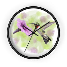 Load image into Gallery viewer, Hummingbird Wall Clock
