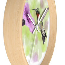Charger l&#39;image dans la galerie, Hummingbird Wall Clock
