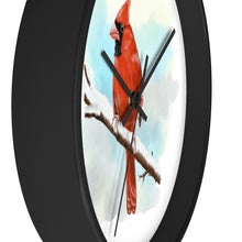 Charger l&#39;image dans la galerie, Northern Cardinal Wall clock
