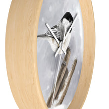 Load image into Gallery viewer, Black-Capped Chickadee Wall Clock
