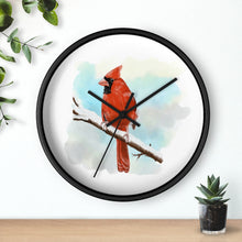 Load image into Gallery viewer, Northern Cardinal Wall clock
